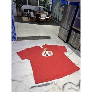 BRAND NEW 3XL WITH TAG red T-shirt is a Mack Trucks Retro Bulldog Logo T-Shirt